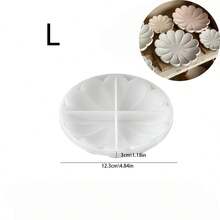1pc Resin Silicone Mold, Large/Small Petal Shaped Dish Silicone Mold, Mini Jewelry Storage Tray Plaster And Epoxy Resin Mold, Epoxy Resin Mold, Home Decor, Jewelry Making Resin Silicone Mold - Petal Dish Mold - View 13