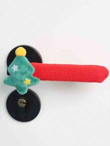 1pc Christmas Door Handle Decoration Set, Includes Bell Reminder And Detachable Hanging Ornaments (Santa Claus, Reindeer, Christmas Tree, Stocking) - Easy-To-Stick Hook, Suitable For Indoor And Outdoor Holiday Door And Cabinet Decoration - Durable - Door Hanging Decoration, Christmas Decoration, New Year - Multicolor - View 10