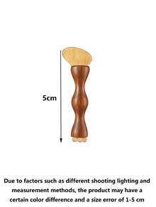 2-In-1 Gua Sha Scraping & Acupressure Wand, Facial Massage Beauty Tool (1pc) - Multicolor - View 5