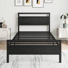 Bed Frames - 黑色 90*200厘米 - 查看 11