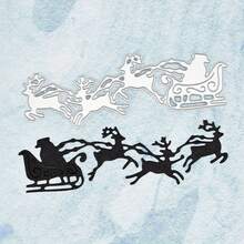 1pc Christmas Metal Cutting Die, Suitable For Scrapbooking And Handmade Crafts, DIY Embossing Template, Handmade Greeting Cards And Gift Card Making Tool - Christmas - View 10