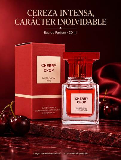 Perfume Gourmand 30 Ml Eau De Parfum, CHERRY CPOP Cherry And Almond Or VANILLA S"E"X Vanilla And Tonka, Sweet Spray Fragrance, Portable Format For Travel And Daily Use