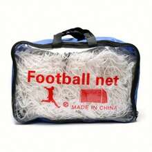 Soccer Goal Replacement Net - Shock-Resistant Foldable Portable Soccer Net With Reinforced Edges And Sturdy Frame Design, Includes Goal Posts - Durable For Training And Match Use, Suitable For Clubs And Professional Teams - Easy To Store And Transport (2pcs/Pack) - White - View 8