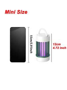 Bug Zapper Rechargeable Hanging Mosquito Zapper For Indoor Outdoor, Mosquito Lamp - 1200mAh Portable Insect Trap For Indoor/Outdoor, Electronic Pest Control For Home, Bedroom, Patio, Kitchen, Garden, Lawn - View 12