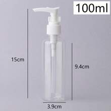 Set Botol Isi Ulang Perjalanan 12 Buah, Wadah Perlengkapan Mandi Portabel Anti Bocor, Wadah Kosmetik PET Transparan Ukuran Penerbangan, Cocok untuk Losion - View 3