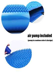 1pc Balance Mat Yoga Massage Cushion, Semi-Circle Beginner Yoga Ball, Massage Ball Ankle Trainer,Air Pump Included - Multicolor - View 4