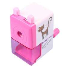 Hand-Crank Pencil Sharpener, Effortless Handheld Colored Pencil Sharpener, Ergonomic Hand-Crank Design, Suitable For School, Home And Artists - Square - View 11