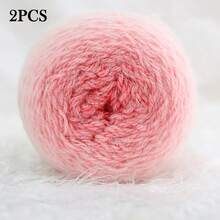 長段染彩虹鉤針毛線 200g 粗毛線漸層線球，適用於編織鉤針 DIY 手作，適合毛衣、披肩、外套、包包、帽子配件、節慶聖誕裝飾手工藝用品，80% 壓克力 & 20% 尼龍 - 彩色 - 查看 21