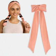 Heatless Curling Band, Women's Heatless Curler, Soft Elastic Sleep Curling Tool, Skin-Friendly Elastic Hair Accessory, Overnight Styling Hair Band, Travel Beauty Essential, Gift For Women - Multicolor - View 1