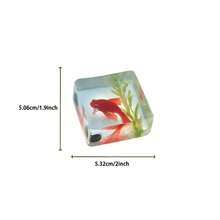 50pcs Kawaii Goldfish Stickers Fish Tank Aesthetic Decals For Laptop Guitar Skateboard Ocean Enthusiasts Creative Stickers - Multicolor - View 3