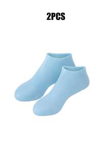 4pcs/2pcs Silicone Hand & Foot Mask Covers, Unisex Moisturizing Anti-Cracking Hand & Foot Care Socks, Heel Repair Softening Callus & Keratin, Reusable Washable Hand Foot Spa Socks, Silicone Material Fits Hands & Feet, Suitable For DIY Hand & Foot Care Masks - Multicolor - View 6