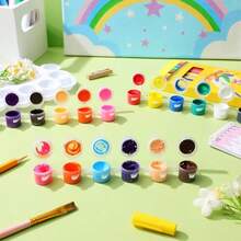 Set Of 5 Miniature Paint Strips Lids For Portable Plastic Paint Containers - C - View 8