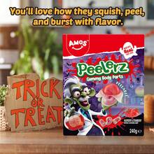 AMOS Halloween Peelerz Body Parts 240G Gummies Candy - Party Treats, Fun Snacks, Individually Wrapped Pieces(2 Box) - Body Parts-2pcs - View 6