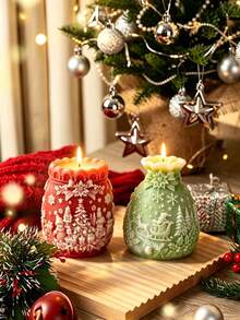 Christmas Lucky Bag Aromatherapy Candle Silicone Mold DIY Christmas Gift Bag Aromatherapy Plaster Decoration Ornament, Homemade Aromatherapy Candle Plaster Home Decor DIY Handmade Mold - Christmas Lucky Bag Scented Candle Silicone Mold - View 3