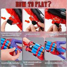 1pc Spider Web Launcher Game, Interactive Party Fun, Fantasy Role Play, Holiday Gift, Creative Toy Gun Game For Playtime (Random Color), Christmas Gift, Boys Gift - Multicolor - View 7