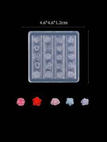 Multi-Style Nail Art Embossed Silicone Molds, Flower Phoenix Butterfly 3D Carving Shaping Tools - Multicolor - View 8