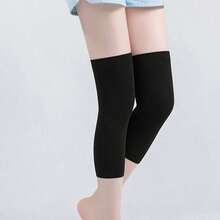 1 Pair Seamless Breathable Warm Knee Socks, Seamless Design, Suitable For Outdoor And Casual Use For Women And Men - Multicolor - View 8