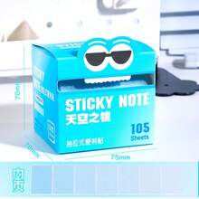 Gradient Color Removable Sticky Notes, Multiple Colors, Transparent Sticky Notes, Notebook, Office Supplies, Desktop Decor And Various Office Supplies. Can Be Used As Desktop Decoration, Creative Gifts, Party Gift Bag Fillers. - Multicolor - View 13