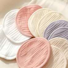 10pcs Reusable Breast Pads, Designed For Breastfeeding Moms, Washable Breast Pads, High Absorbency Breast Pads, Nursing Pads, Organic Breast Pads, Essential Nursing Pads - 10 Tablets - View 5
