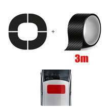 Carbon Fiber Texture Car Window Scratch Protection Tape, Self-Adhesive Auto Windshield Edge Guard Strip, Universal Vehicle Window Frame Wear-Resistant Decorative Sticker, Car Exterior Modification Accessory - Car Protection Strip - View 9