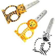 3 Pieces Animal Scissors For Zebra Stainless Scissors Fun And  Design For Crafts And School Projects Stainless, Fun, , Crafts, School Projects - Multicolor - View 8