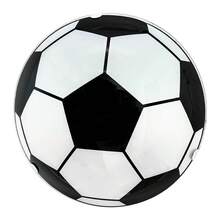 Lampara Infantil De Techo, Luz Ideal Balón De Futbol - Blanco - Ver 7