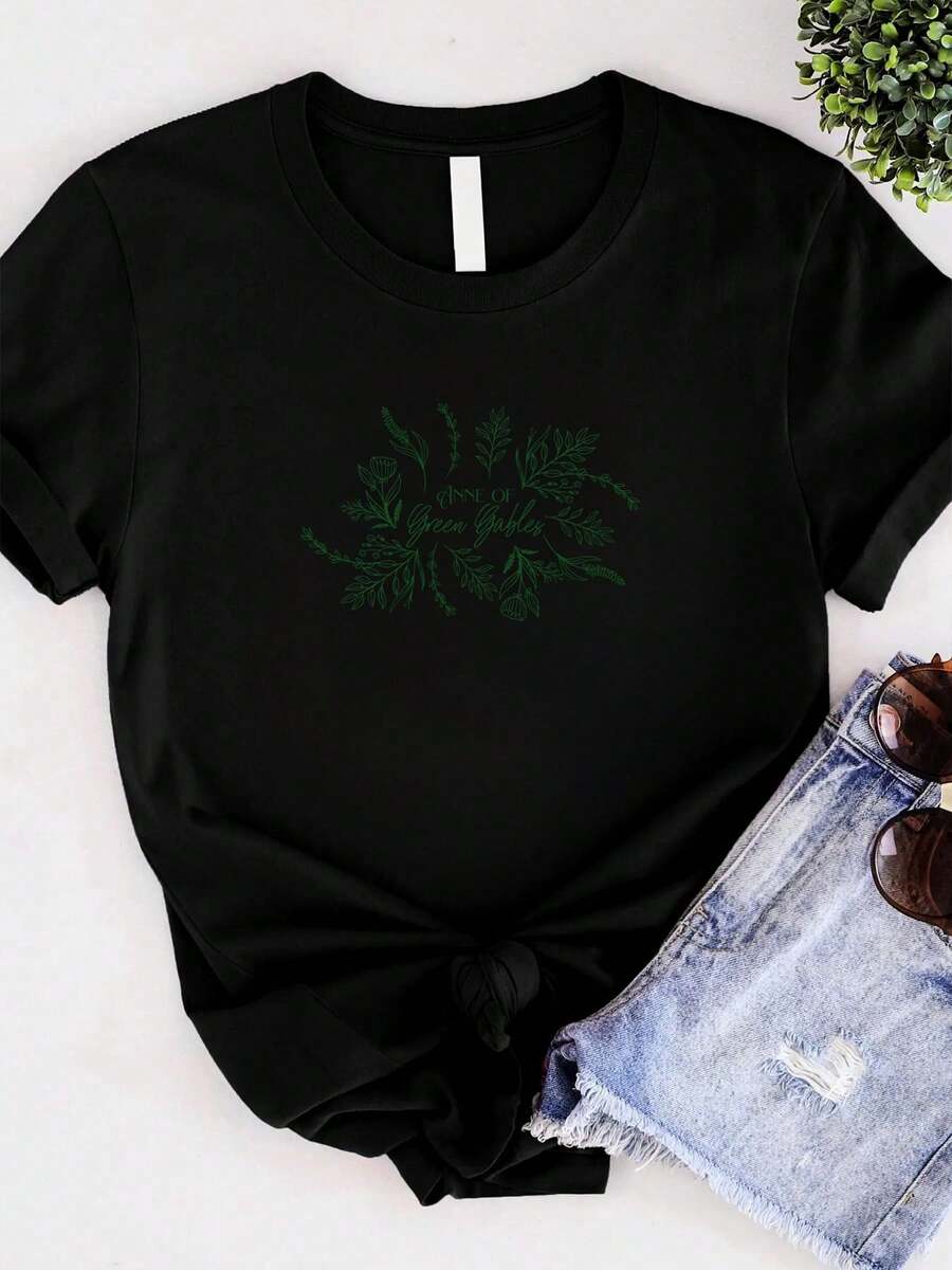 Women T-Shirts - 黑色 - 查看 1