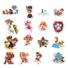 49PCS Cute Paw Patrol Cartoon Rescue Puppy Patrol Stickers, Lovely Dog Character Waterproof Decals For Water Bottle, Laptop, Luggage, Notebook, Party Reward & DIY Decor - Multicolor - View 7