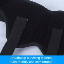 1pc Hernia Belt For Men And Women, Hernia Support Truss For Single/Double Inguinal, Adjustable Waist Strap With 2 Removable Compression Pads - Black - View 9