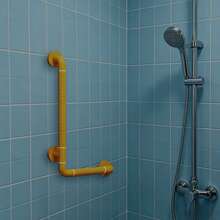 YUNRUX Bathroom Grab Bar, L-Shaped Handrail, Stainless Steel Safety Rail For Seniors - A - View 1