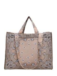 BAILEE Túi tote Avant-Garde in họa tiết, thiết kế hai quai xách, phù hợp phối đồ và làm quà tặng - Nhiều màu - Xem 15