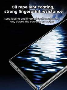 For Galaxy Z Fold 8/8 Ultra/Flip 8/7, 2pcs Privacy Screen Protector, Left And Right Side Privacy Protection, 9H Hardness Scratch-Resistant No Marks, Ultra-Clear Front Screen Like Bare Device Quality - Black - View 6