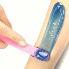 Reusable Silicone Waxing Applicator - Dual-Head Non-Stick Design, Easy To Clean, Suitable For Body And Face, Waxing Stick, Portable Hair Removal Tool, Smooth Application - View 4