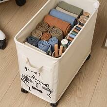 Under-Desk Rolling Storage Cart, Mobile Office Storage Bin, Available In White And Black-Perfect For Office And Home Storage - White - View 8