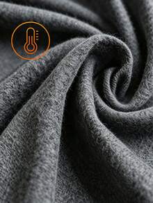 Tween Girl 1pc Thermal Lined Thick Hooded Sweatshirt, Young Student Children's Clothing, Suitable For Kids' Autumn/Winter Long Sleeve Top - Dark Grey - View 7