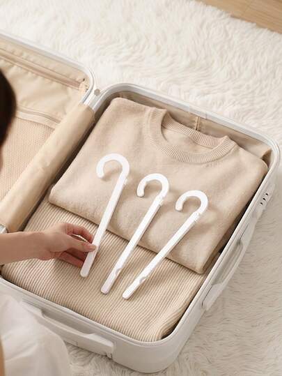 3pcs Foldable Hangers, Portable Travel Hangers, Portable Foldable Hangers, Suitable For Outdoor Travel