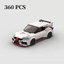 MIKEMENG 360片經典MOC積木賽車套裝,成人DIY可組裝汽車玩具模型,適合收藏,城市科技冠軍杯系列,完美作為生日、萬聖節、聖誕節送給男友、丈夫的禮物 - 型號 - 查看 2