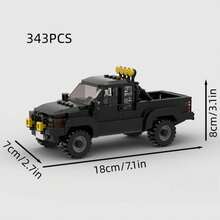 MIKEMENG 311片經典MOC積木賽車套裝,成人DIY可組裝汽車玩具模型,適合收藏,城市科技冠軍杯系列,完美適合作為生日、萬聖節、聖誕節送給男朋友、丈夫的禮物 - 型號 - 查看 15