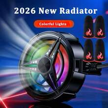 Smartphone Cooling Fan, USB Powered, Operates Quietly, Designed For Mobile Gaming ,As A Radiator For Phones,Finger Covers For Game Playing. - Black - View 8