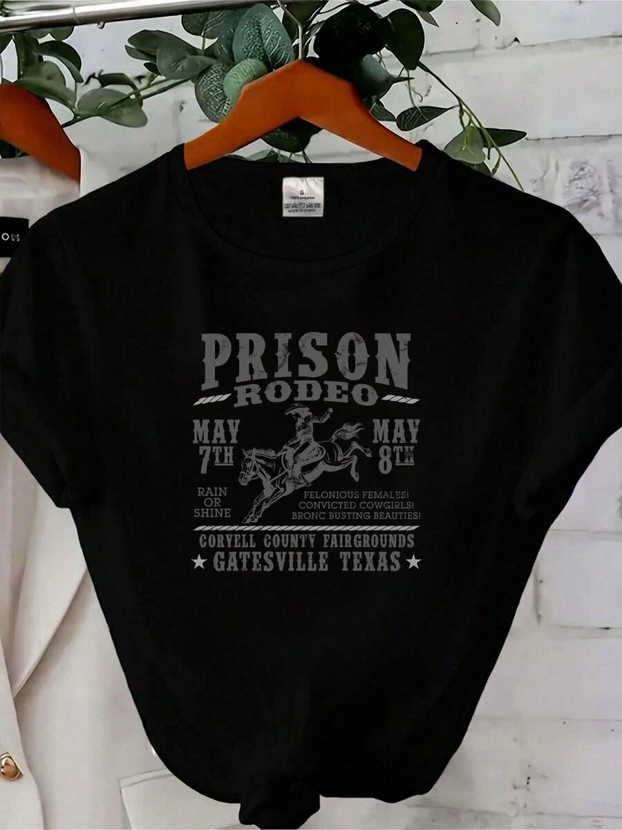 Women T-Shirts - 黑色 - 查看 1