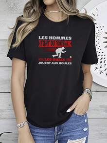 Women T-Shirts - 黑色 - 查看 1