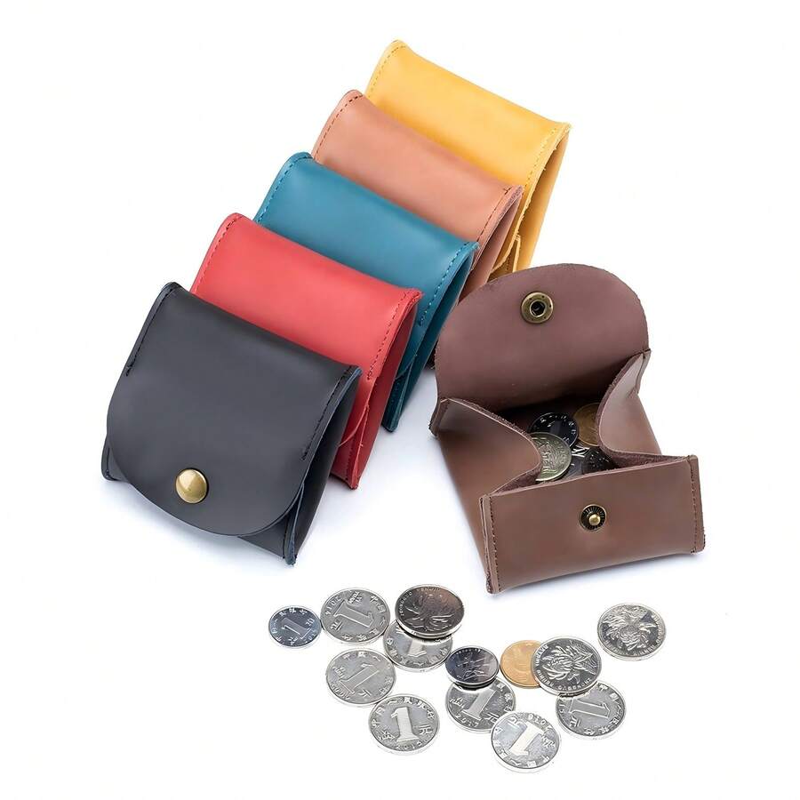 Japanese Style PU Material Coin Purse Earphone Bag Small Wallet Mini Pouch