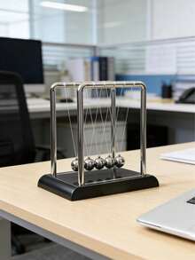Desk & Table Clocks - Black Bumper Ball Type a (1 Piece) - View 1