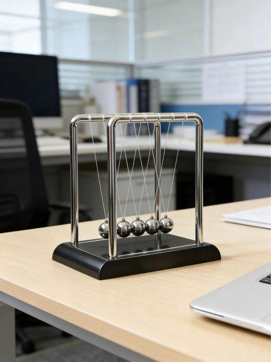 Desk & Table Clocks - Black Bumper Ball Type a (1 Piece) - View 1