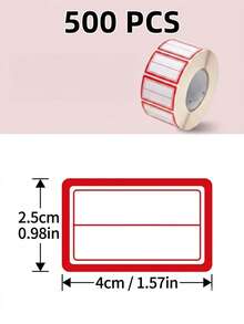 40x25mm (1.57x0.98in) [Size Specification] Widely Applicable For Home Kitchen Storage Jar Labels, Fresh-Keeping Box Meal Prep Markers, Household Refrigerator Freezer/Cooling Classification Management, Office Document File Organization And Categorization, Warehouse Shelf Identification, And E-Commerce Logistics Express Package Classification - Multiple Styles and Colors - View 13