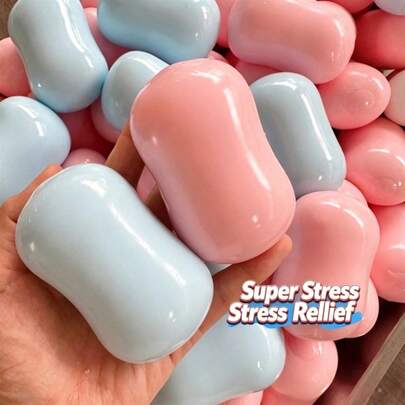 1pc Crunchy Soft Squeaky Soap Handmade Ball, Pure Handmade Sound-Controlled Stress Relief Toy, Can Relieve Anxiety, Fingertip Toy, Hand Pressure Relief, Best Gift For Birthday Party Christmas Valentine's Day Squishy, Squishies, Squishy Toys, Squishy's, Squishy, Squishy Toys, Squishy>Back To School, Cheap, Squishys, Crunchy Squishies, Halloween Squishy, Kids Toys, Squishes,