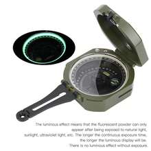 Professional High-Precision Outdoor Compass, Fluorescent, Waterproof, Multifunctional For Various Occasions, Such As Geological Prospecting, Orientation, And Outdoor Activities - Army Green - View 4