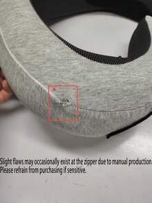 Bantal Leher Lipat untuk Perjalanan dengan Tas Penyimpanan, Bantal Pesawat Busa Memori Lembut 360°, Perlengkapan Perjalanan Penerbangan dan Tidur Siang yang Ringkas dan Portabel - MultiWarna - View 11