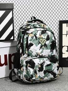 2026 Summer New Outdoor Travel Camouflage Pattern Lightweight Large Capacity Casual Oxford Cloth Backpack - Multicolor - View 3
