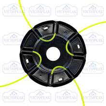 1pc 120mm Diameter Plug-And-Play Anti-Tangle Thickened Anti-Drop Quenched Iron Material Card-Slot Iron Blade Mower Head, Universal For Lawn Mowers, Garden, Farm, Yard, All-Season Weeding And Land Clearing - Grass Trimmer (Iron Plate Card Packaging) - View 10